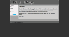 Desktop Screenshot of jessnigk.kein-dsl.de